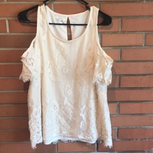 Cold shoulder blouse